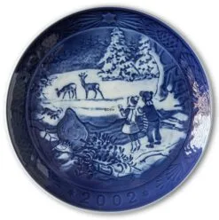 The Forest In Winter 2002, Royal Copenhagen Christmas Plate
