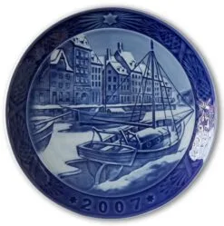 Christmas In Nyhavn 2007, Royal Copenhagen Christmas Plate