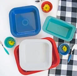 Fiesta Rectangular Baker 28 Fiesta Rectangular Baker -Fiesta Shop RedWhiteBlueBakeware