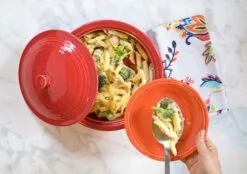 Fiesta Small Covered Casserole/Tortilla Warmer -Fiesta Shop Scarlet Tortilla Warmer Pasta