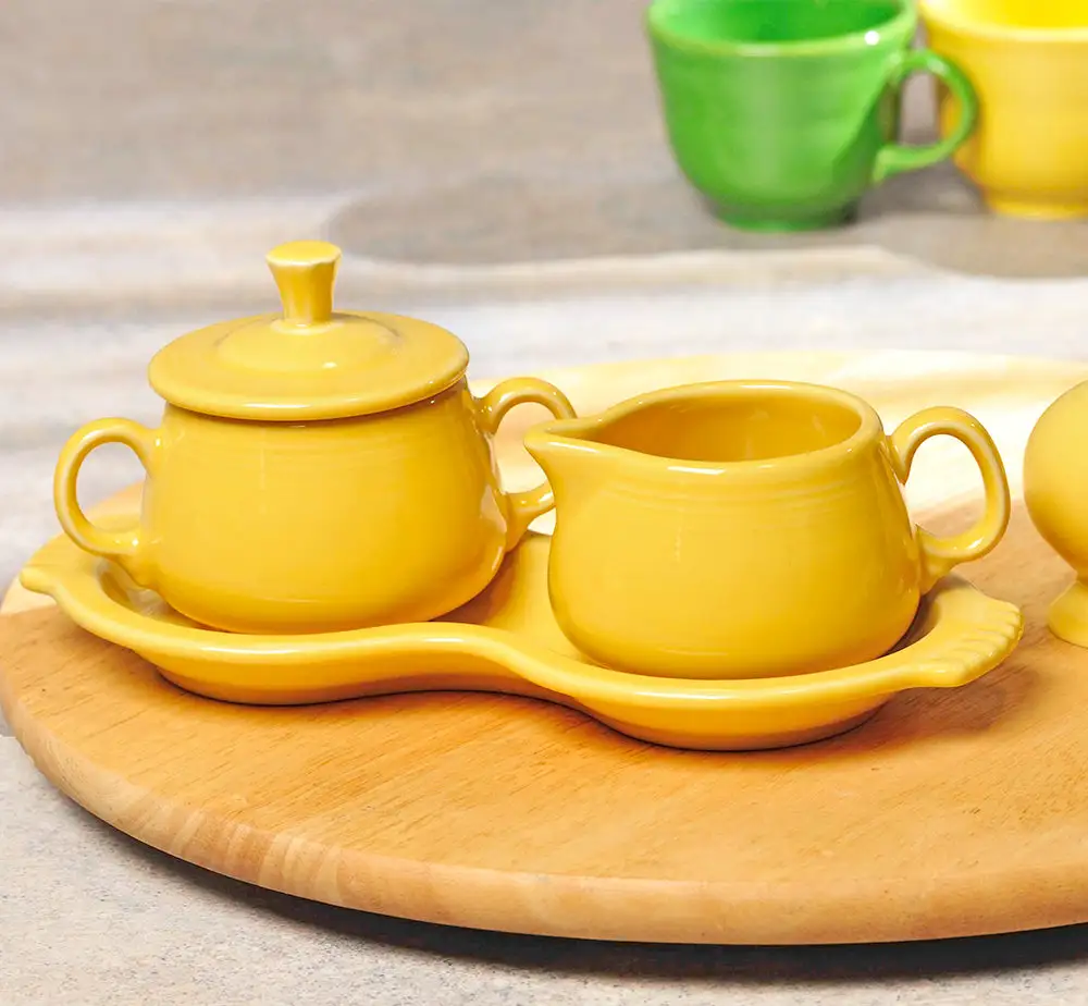 Fiesta Sugar And Cream Tray Set 10 Fiesta Sugar And Cream Tray Set - Image 10