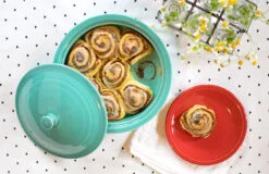Fiesta Small Covered Casserole/Tortilla Warmer -Fiesta Shop Tortilla Warmer Cinnamon Roll
