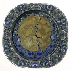 Rosenthal Bjorn Wiinblad Christmas Plate In Crystal 1981