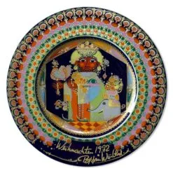 Rosenthal Bjorn Wiinblad Christmas Plate 1972 "Caspar"