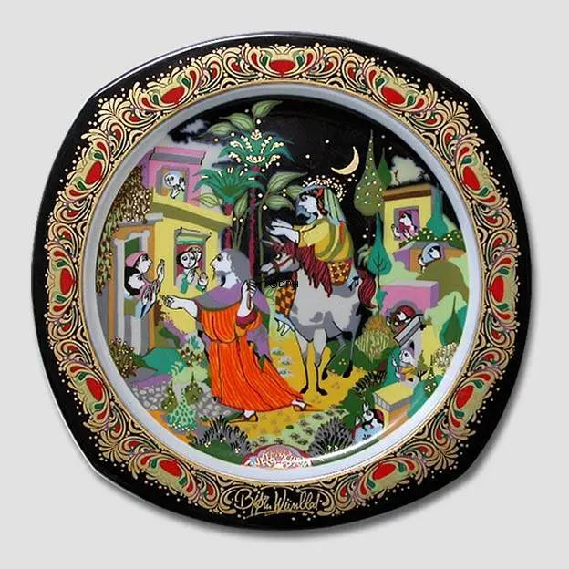 Rosenthal Bjorn Wiinblad Christmas Plate 1989 There Was No Room For Them In The Inn 2 Rosenthal Bjorn Wiinblad Christmas Plate 1989 There Was No Room For Them In The Inn - Image 2