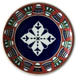 2000 Christmas Plate Arabia