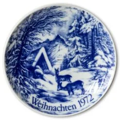 1972 Bavaria Christmas Plate