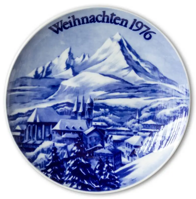 1976 Bavaria Christmas Plate 1 1976 Bavaria Christmas Plate