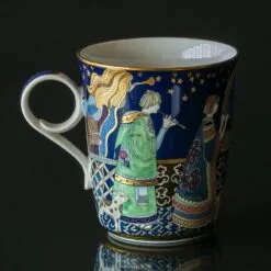 1982 Rorstrand Christmas Poetry Mug, Shepherds In Bethlehem -Fiesta Shop XRPK1982 b