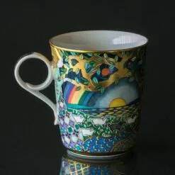 1987 Rorstrand Christmas Poetry Mug, Behold How The Night Flees -Fiesta Shop XRPK1987 b