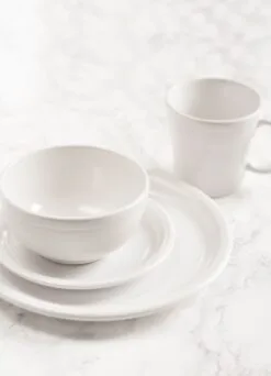 Fiesta Bistro Dinner Plate -Fiesta Shop fiesta white bistro set 1